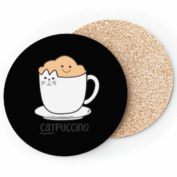 Discover Coffee Lover Caffeine Cat Lover Kity Kitten Pet Coasters
