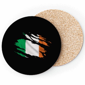 Discover Ireland Ripped Flag Coasters