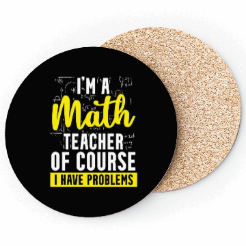 Discover Math teacher math teacher math teacher math Coasters
