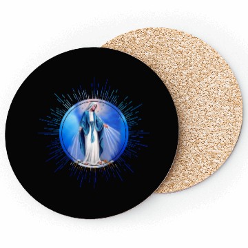 Discover Virgin mary madonna maria ave maria catholic bibel Coasters