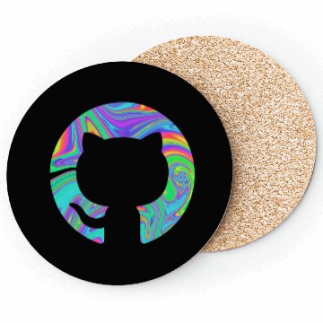 Discover Psychedelic Github Coasters