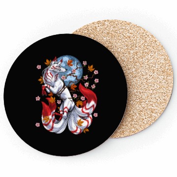 Discover Japanese Fox Kitsune Coasters
