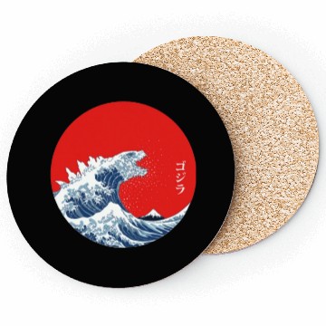 Discover Great Wave Off Kanagawa Circle Coasters