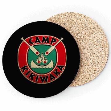 Discover Vintage Camp Kikiwaka Logo Coasters