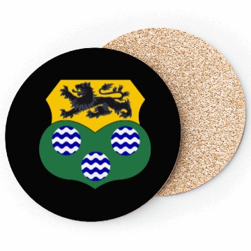 Discover Coat of Arms of County Leitrim, Ireland Coasters
