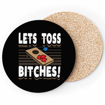 Discover Cornhole player, Cornhole lover, Game Sport Gift Coasters