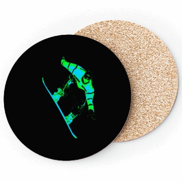Discover Snowboard Snowboarding Snowboarder Coasters