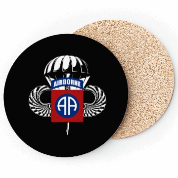 Discover Airborne Paratrooper Wings US Army Military Coasters