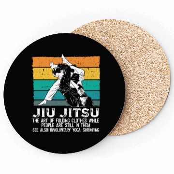 Discover Grappling Brazilian JiuJitsu BJJ Gifts Coasters