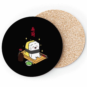Discover Happy Tamago Sushi Coasters