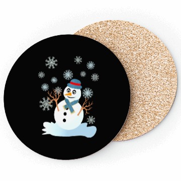 Discover Funny snowman christmas Coasters