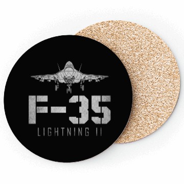 Discover F 35 Lightning II US Airborne Fighter Pilot Coasters