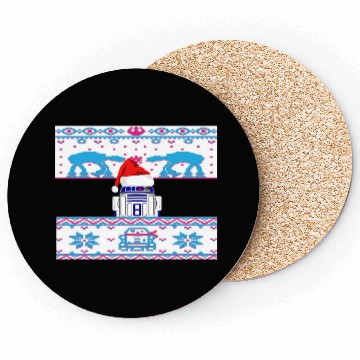 Discover R2D2 Ugly Christmas Sweater Coasters