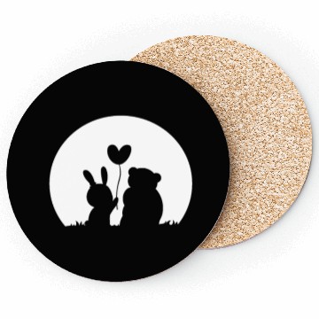 Discover Bunny and Bear Coasters