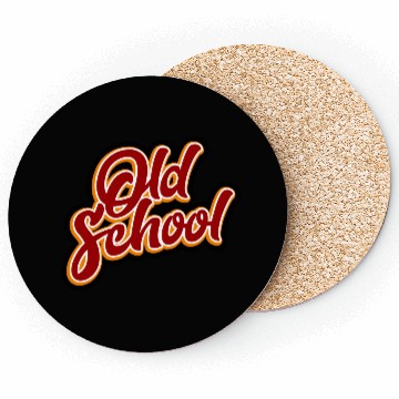 Discover Old School tees Coasters