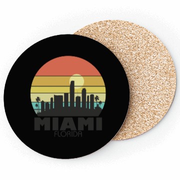 Discover Miami Sunset Coasters