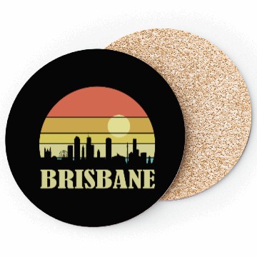 Discover Brisbane Sunset Coasters