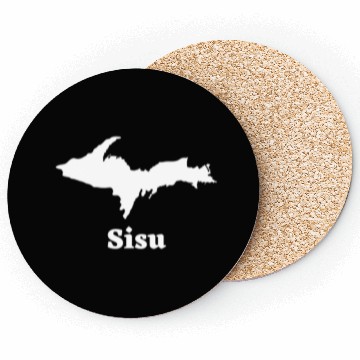 Discover Sisu Upper Peninsula Michigan Yooper U.P. 906 Coasters