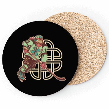 Discover St. Patrick's Day Ice Hockey Shenanigans Irish Coasters