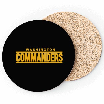 Discover washington commanders Coasters