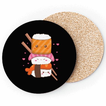 Discover Cute Anime Sushi Coasters