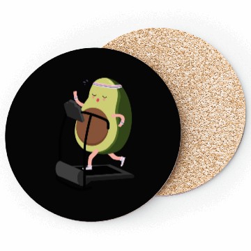 Discover run avocado Coasters