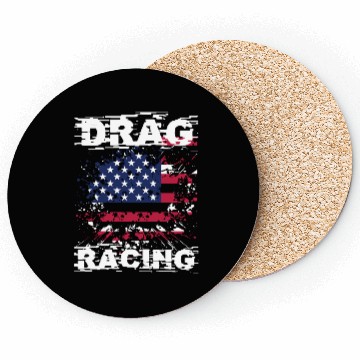 Discover Drag Racing USA Coasters