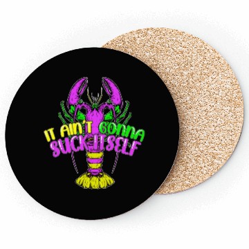 Discover Funny Lobster Mardi Gras Coasters