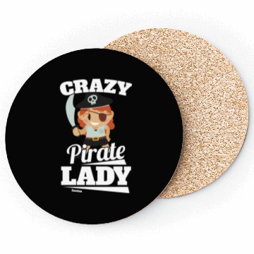 Discover Crazy Pirate Lady Coasters