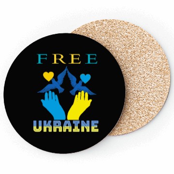 Discover Free Ukraine. Peace not War. Coasters