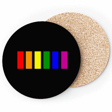 Discover Gay pride abstract design Coasters