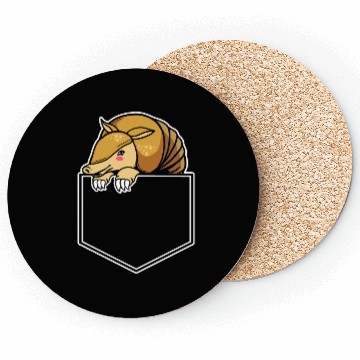 Discover Armadillo Pocket Coasters