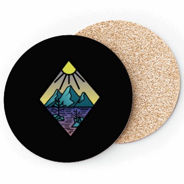 Discover Hiking Mountains Alps gift sport Coasters