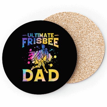 Discover Ultimate Frisbee Dad Coasters