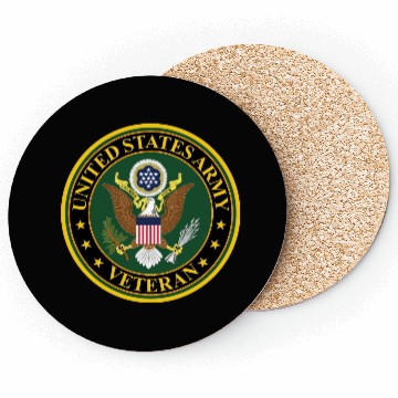 Discover Army US Army Veteran Coasters