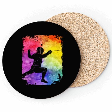 Discover Fencing Retro Coasters