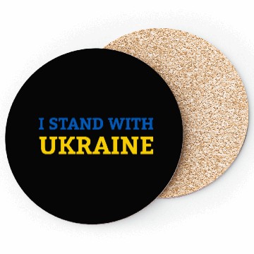 Discover "I stand with Ukraine" Support & Solidarity Coasters