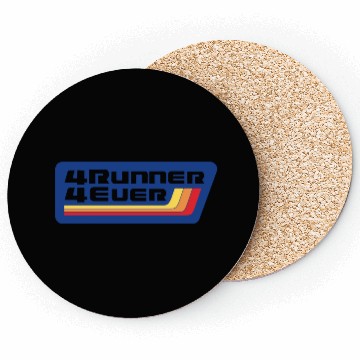 Discover 4 Runner 4 Ever Blue Yellow Orange Red Coasters