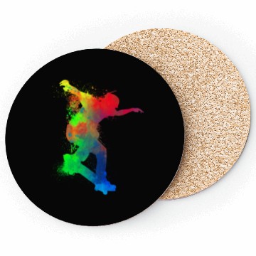 Discover Skateboard Skateboarder Skateboarding Skater Coasters