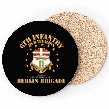 Discover Army 2nd Battalion 6th Infantry Berlin Brigade V2 Coasters