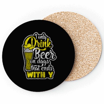 Discover Alcohol Beer Disco Coasters