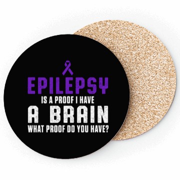 Discover Epilepsy Awareness Beat Fun Epileptic Warrior Coasters