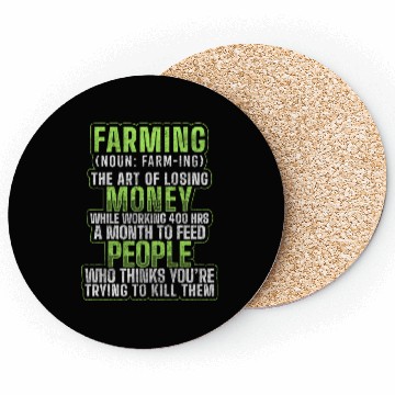 Discover Agriculture Farm Garden Farmer Coasters