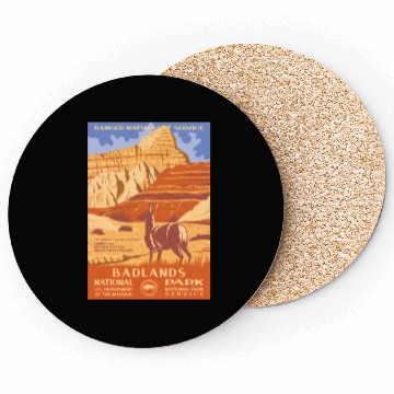 Discover Badlands National Park WPA Coasters