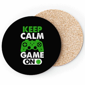 Discover Keep Calm Game On Gamer Virtual Games Player Coasters