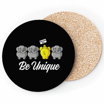 Discover Be Unique Extraordinary Person Gift Coasters