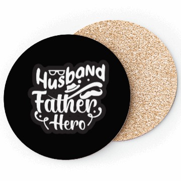 Discover Husband Father Hero Father's Day Present Coasters