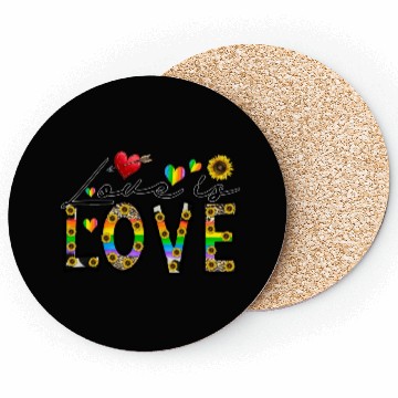 Discover Love is Love Coasters