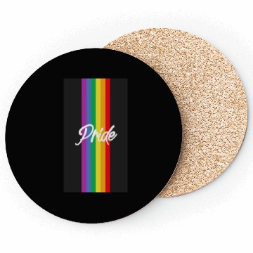 Discover Pride Rainbow Coasters