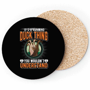 Discover It's A Running Duck Thing Coasters